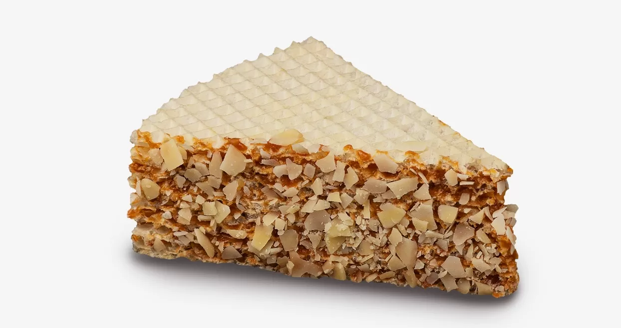 вафельний торт солона карамель