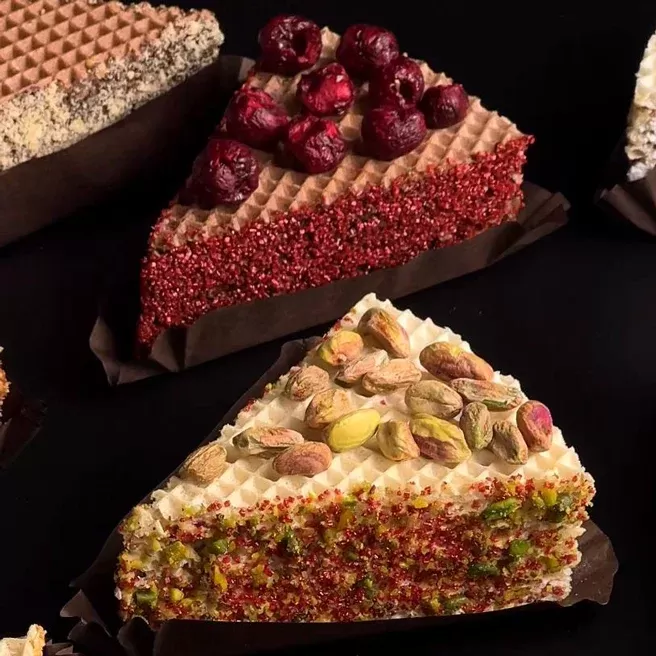 вафельні торти зі згущеним молоком купити