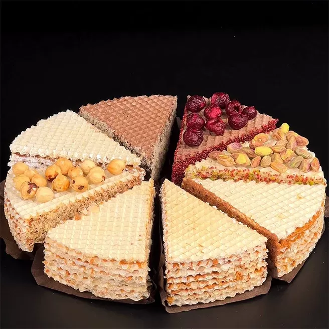 вафельні торти зі згущеним молоком опт
