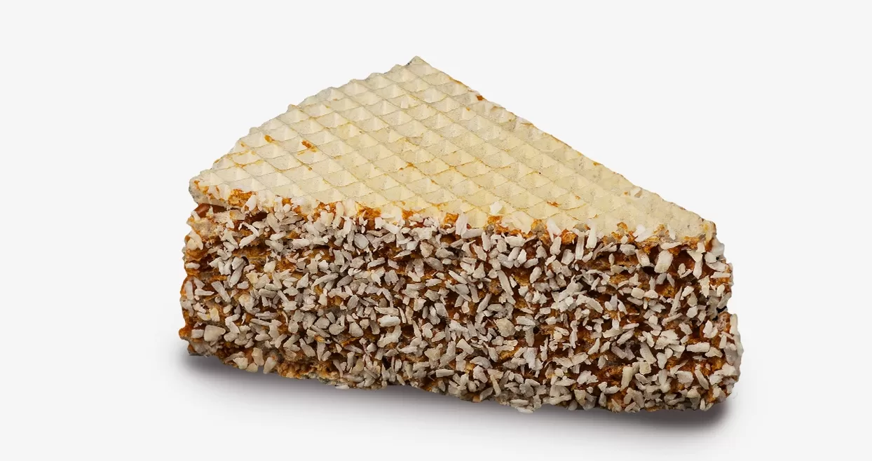 вафельний торт з кокосом